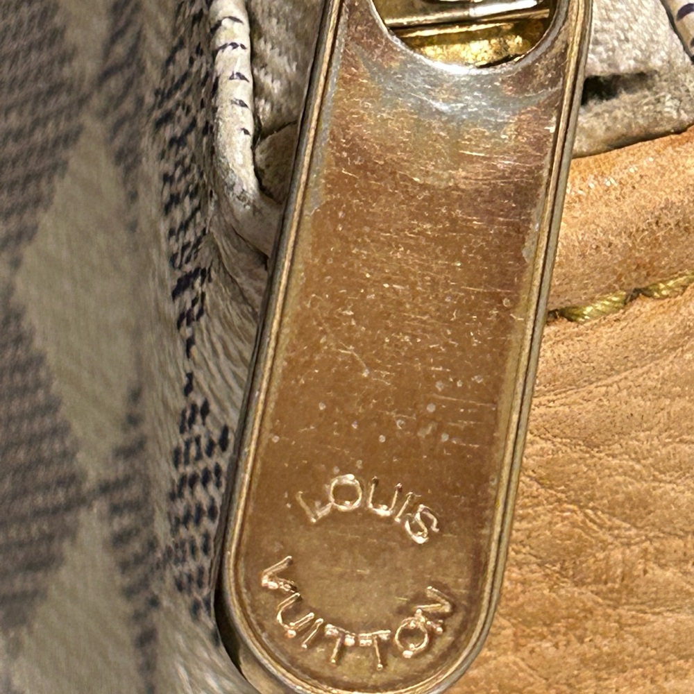 Louis Vuitton Saleya GM Damier Azur EUC / W/COA - Picture 13 of 15